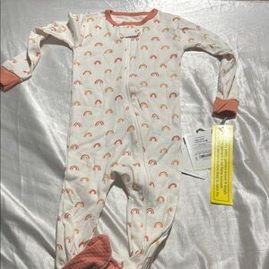 NEW Rainbow Print Kids Footies